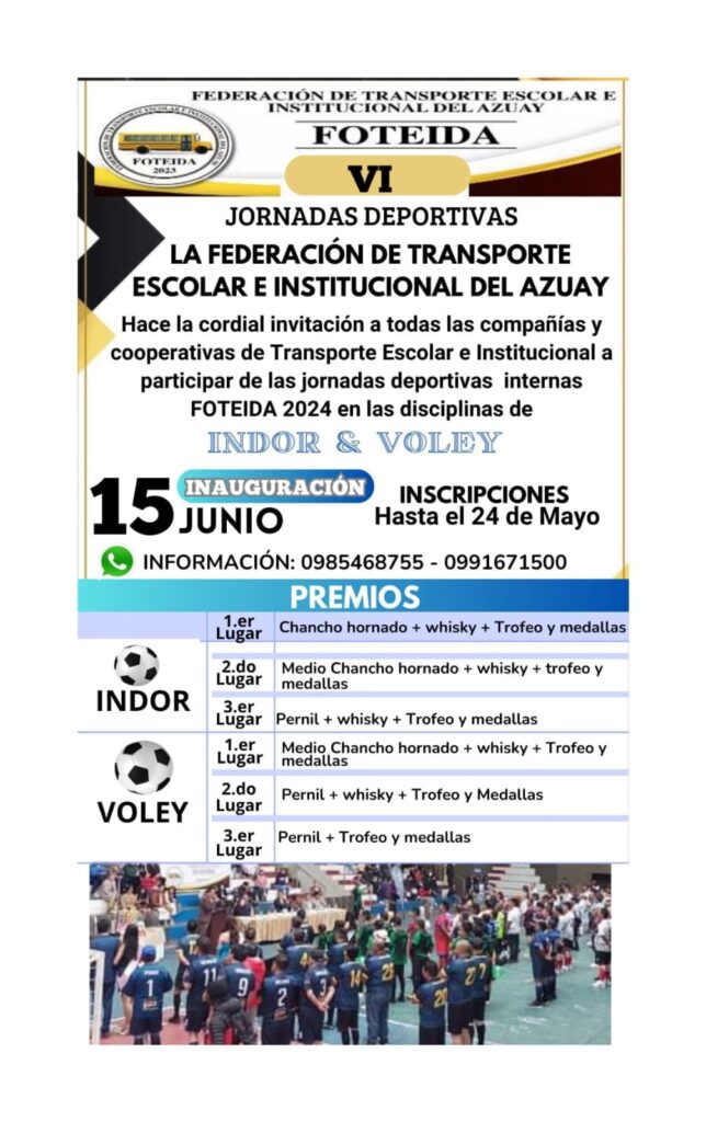 VI Jornadas Deportivas internas FOTEIDA 2024